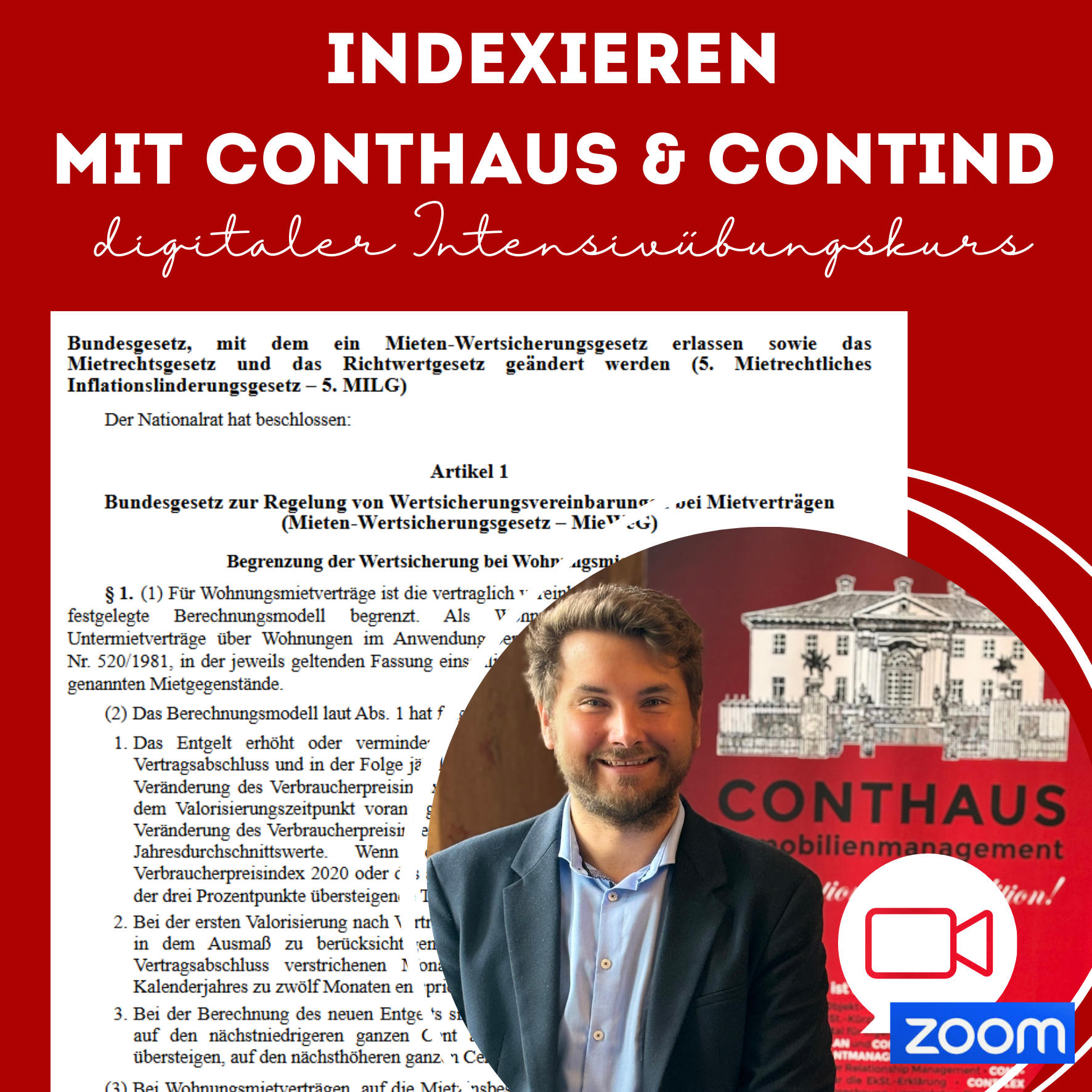 Indexieren mit CONTHAUS & CONTIND digitaler Intensivübungskurs